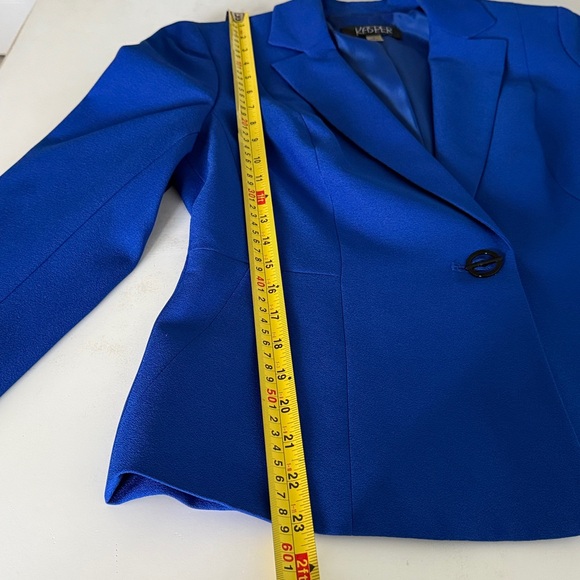 Kasper Women's Vibrant Royal Blue Suit Jacket SZ6. - Picture 14 of 15